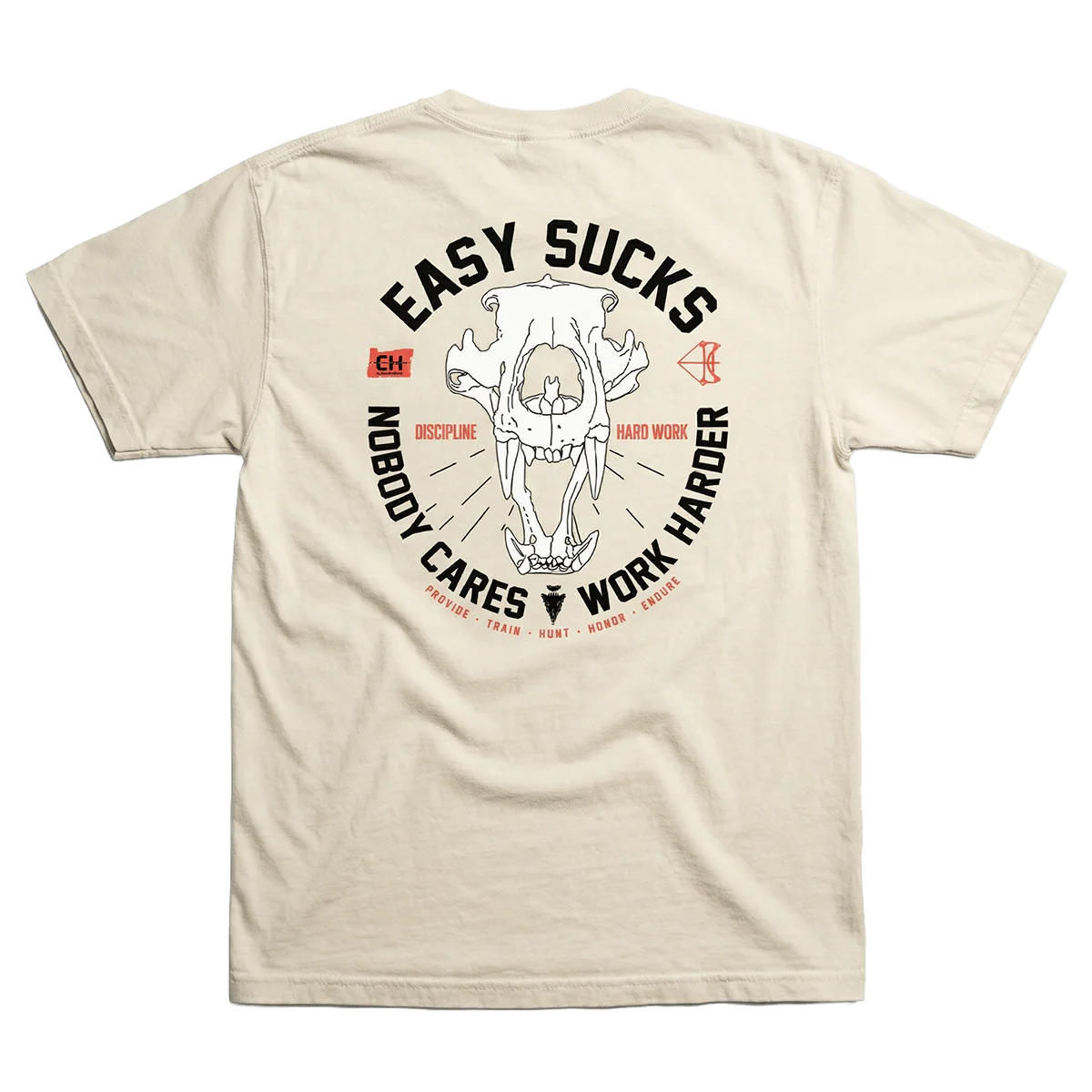 EASY SUCKS BEAR SKULL T-SHIRT - Image 6