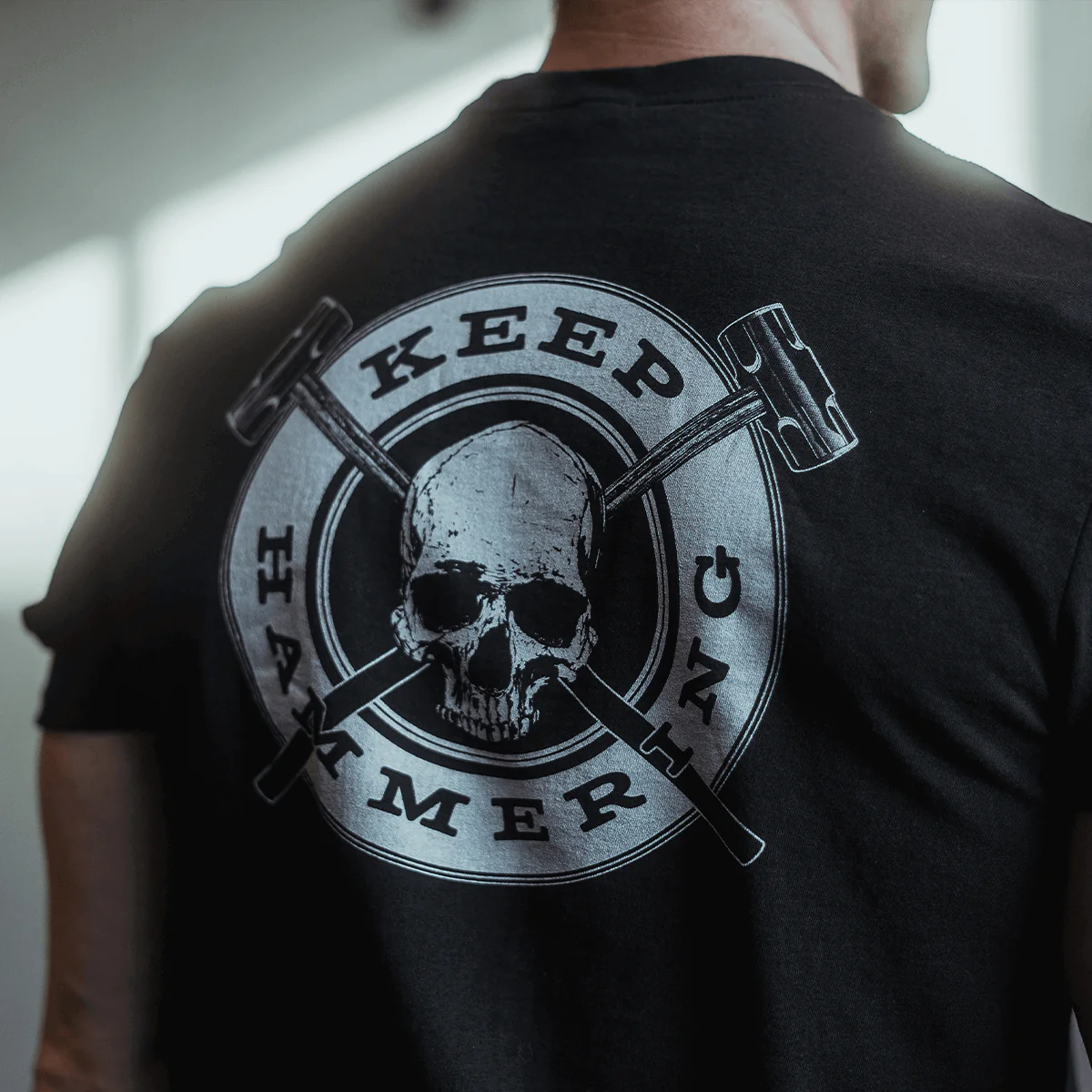 KEEP HAMMERING SKULL T-SHIRT - Image 5