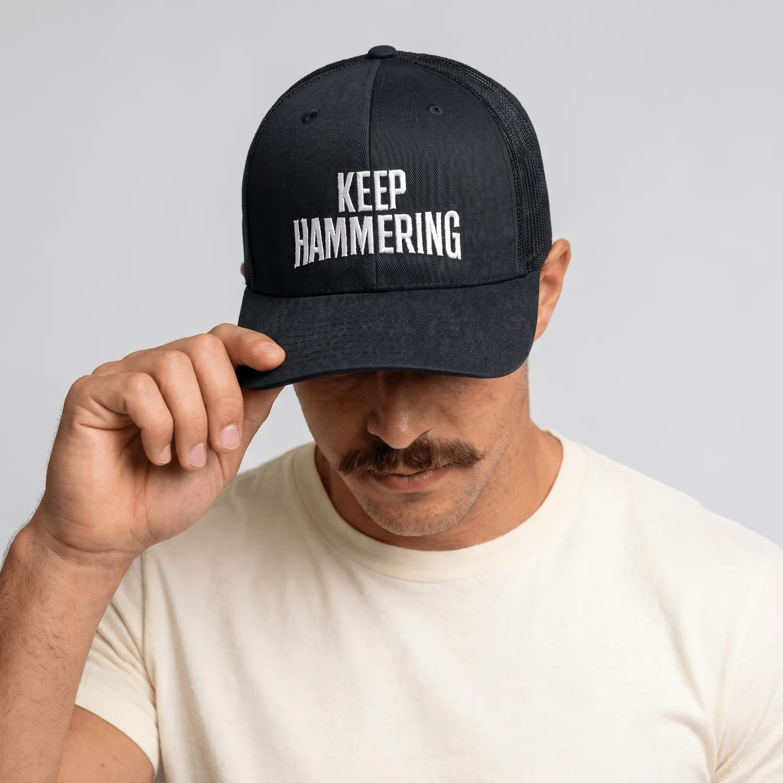 KEEP HAMMERING TRUCKER HAT - Image 3