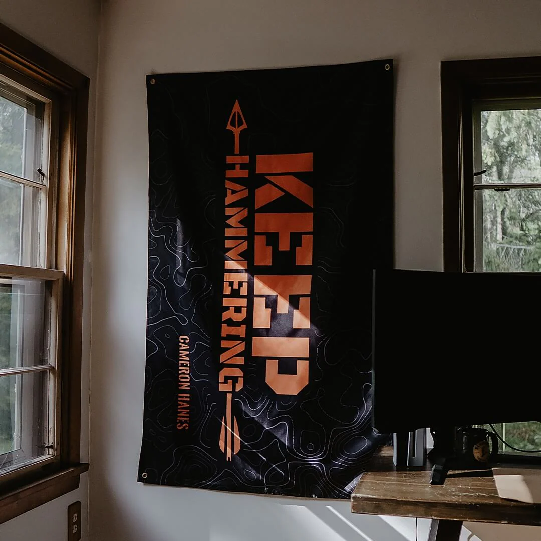 KEEP HAMMERING OG TOPO FLAG - Image 5
