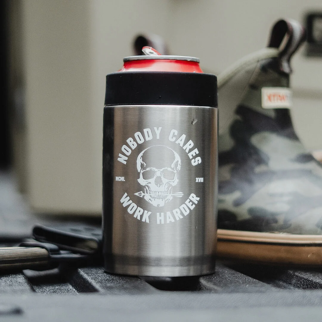 NOBODY CARES SKULL GRIZZLY GRIP CAN - Image 3