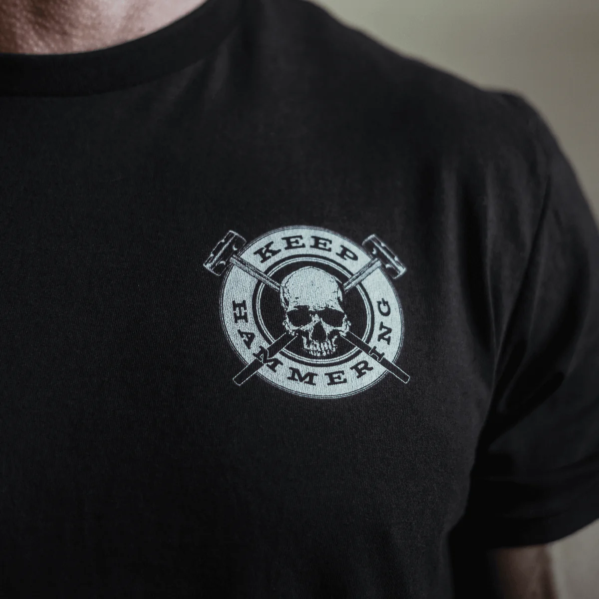 KEEP HAMMERING SKULL T-SHIRT - Image 4