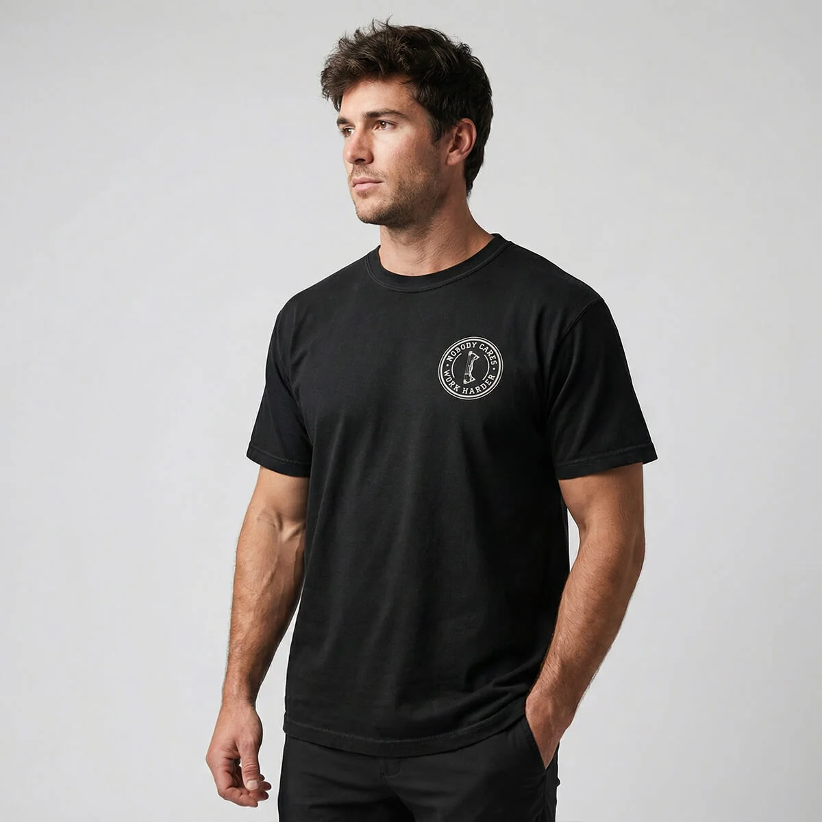 NOBODY CARES BOW SEAL T-SHIRT - Image 4