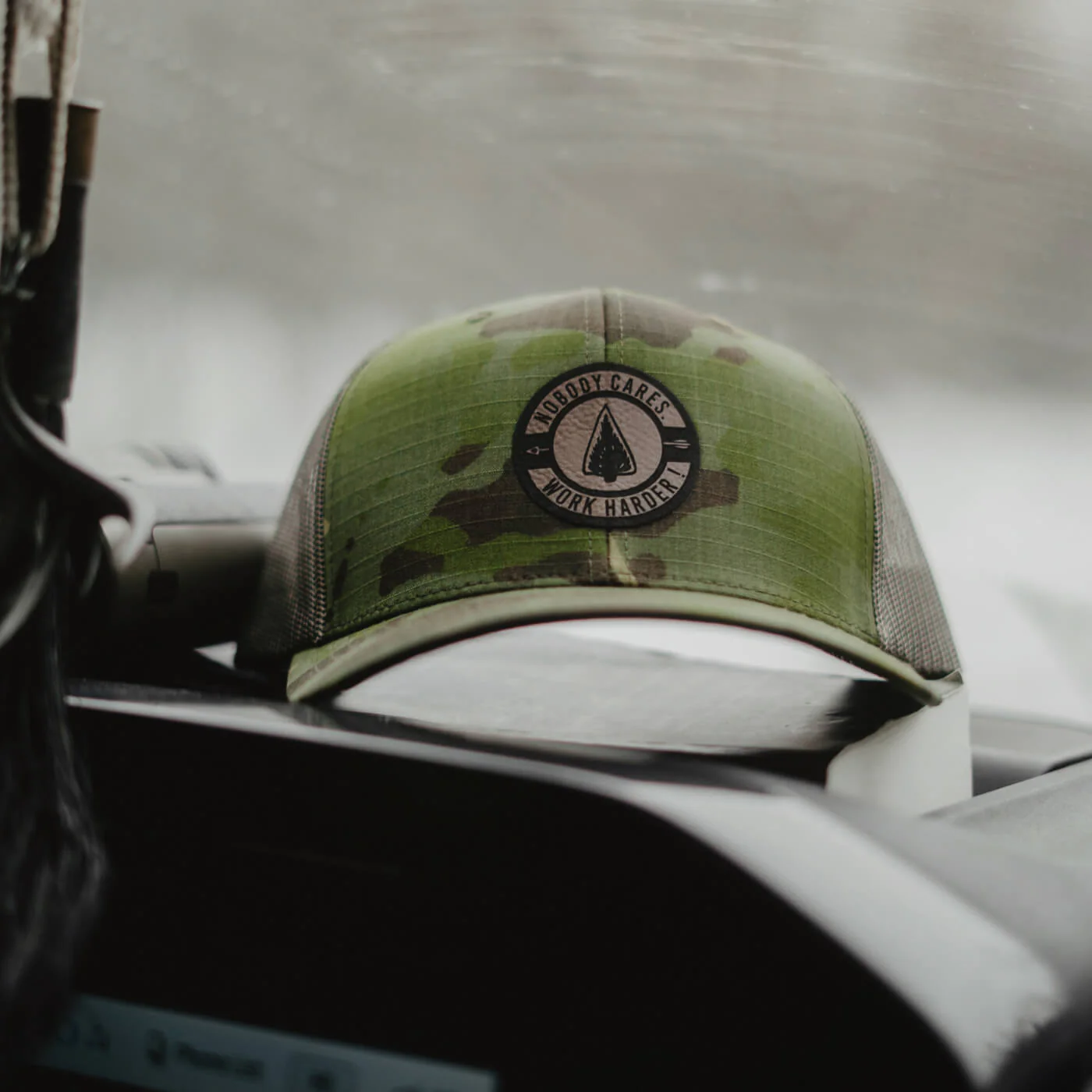 NOBODY CARES BROADHEAD CAMO HAT - Image 4