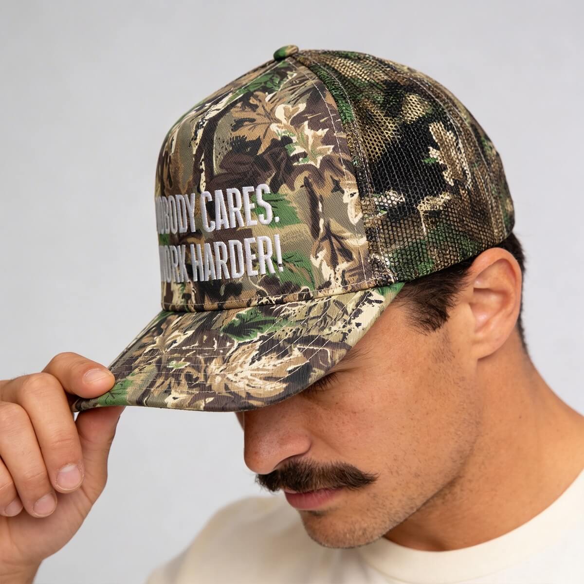 NOBODY CARES LEAF CAMO HAT - Image 11
