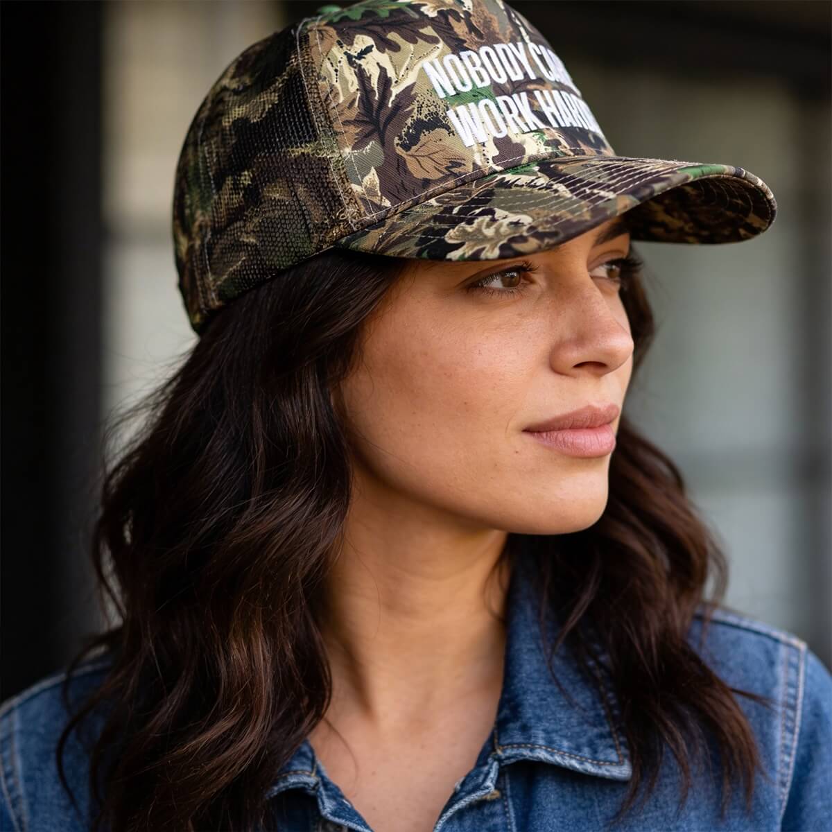 NOBODY CARES LEAF CAMO HAT - Image 5