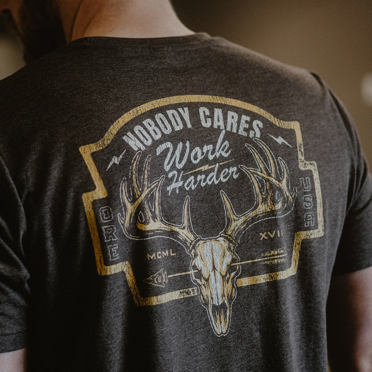 NOBODY CARES VINTAGE STRIKE T-SHIRT - Image 5